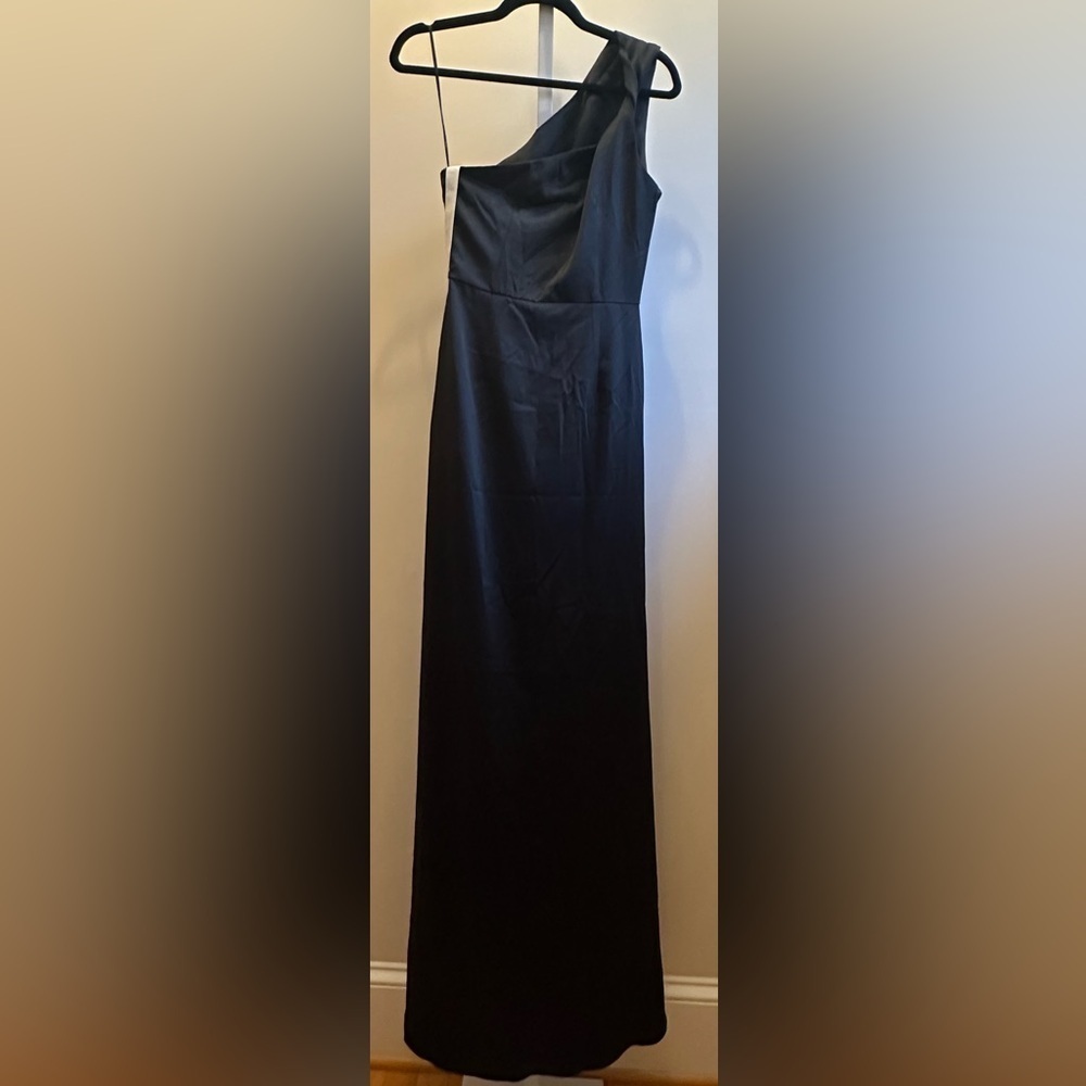 NWT Elliatt Biarritz Gown S Black One Shoulder - Picture 5 of 9